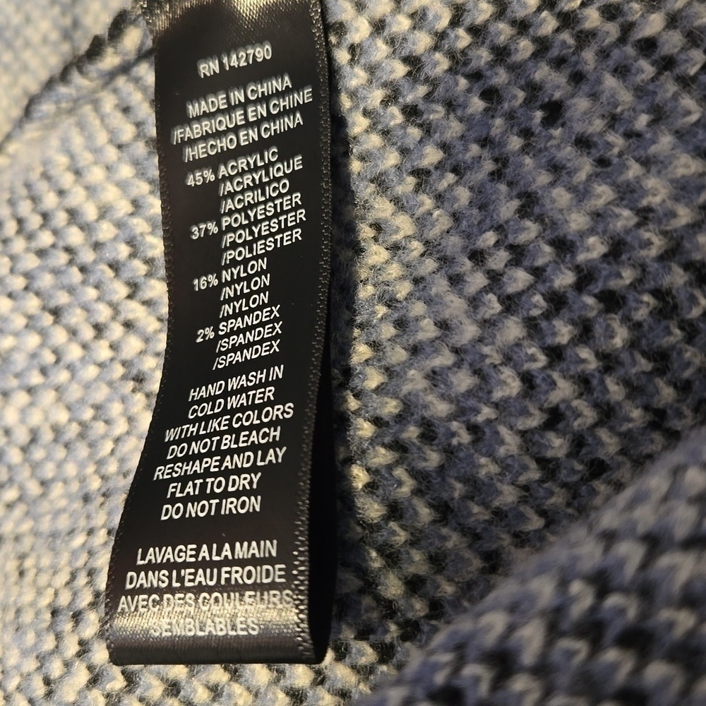 Maxsport Open Front Patch Pocket Full Length Duster Cardigan Coat Size M - Picture 11 of 13